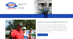 Desktop Screenshot of fosterauctionservice.com